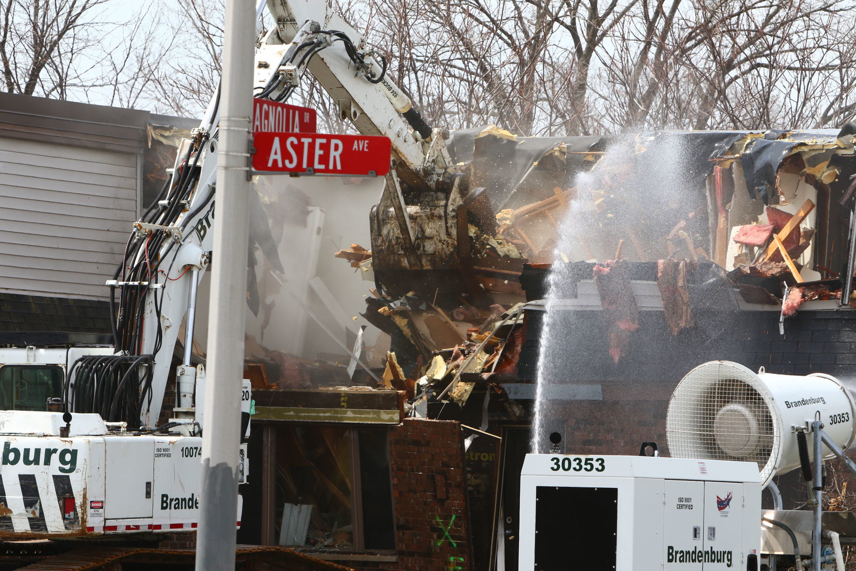 Gallery: Demolition begins on West Calumet Housing Complex